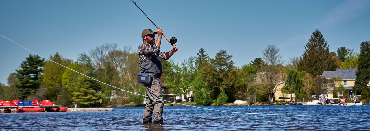 Lancer canne Spey - Rivière Magog